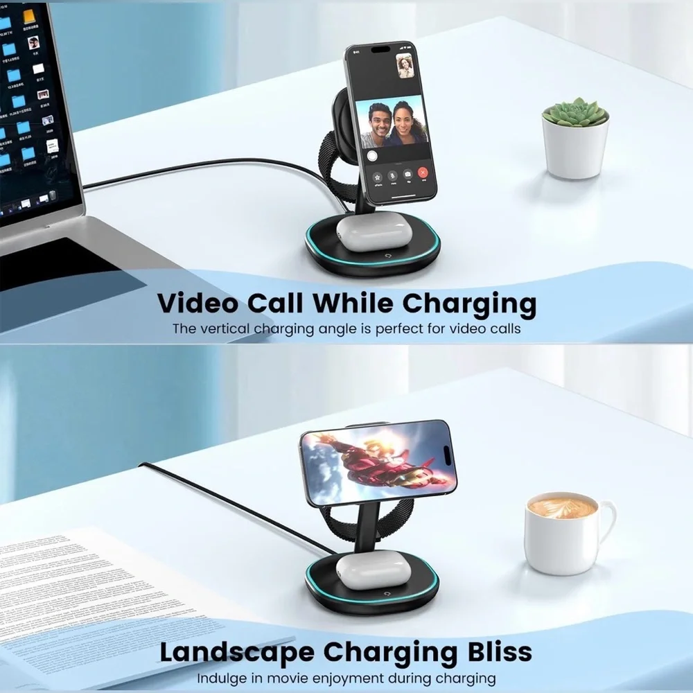 EnergyCell 3-in-1 Wireless Charging Station